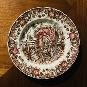Johnson Bros “His Majesty” turkey plate
